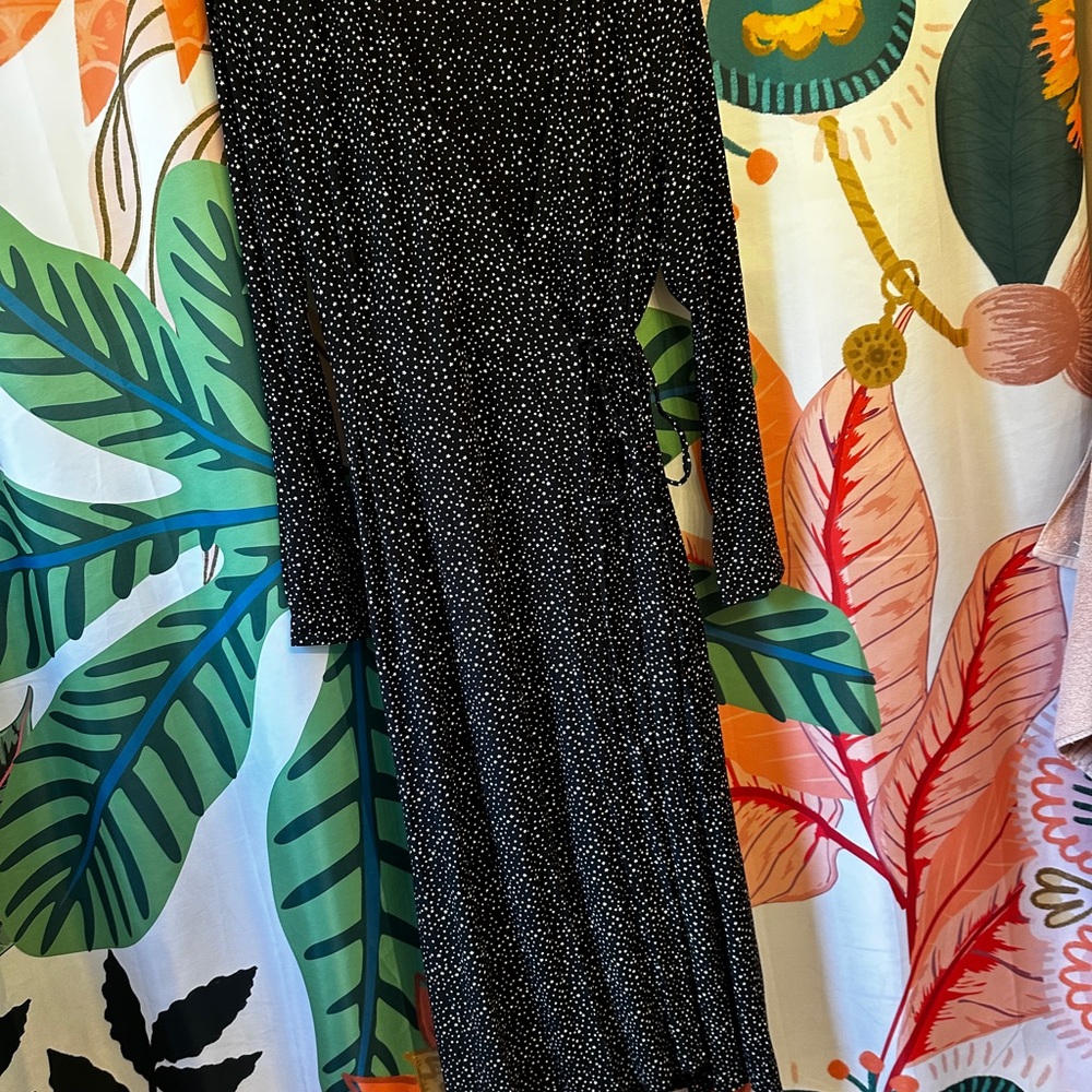 Ines De La Fressange x Uniqlo - star print wrap dress - M